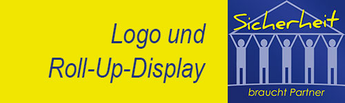Linkbanner Logo und RollUp