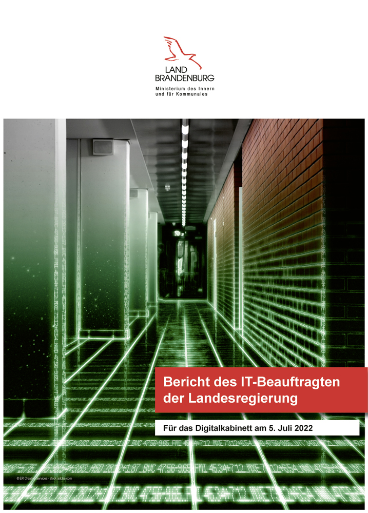 Bild vergrößern (Bild: Vorschaubild zum Bericht des IT-Beauftragten der Landesregierung Brandenburg (zum 05.07.2022))