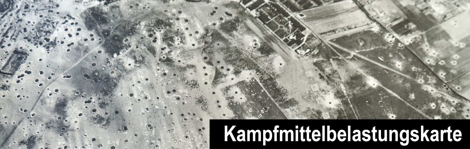 Kampfmittelbelastungskarte des KMBD Kampfmittelbelastungskarte des KMBD